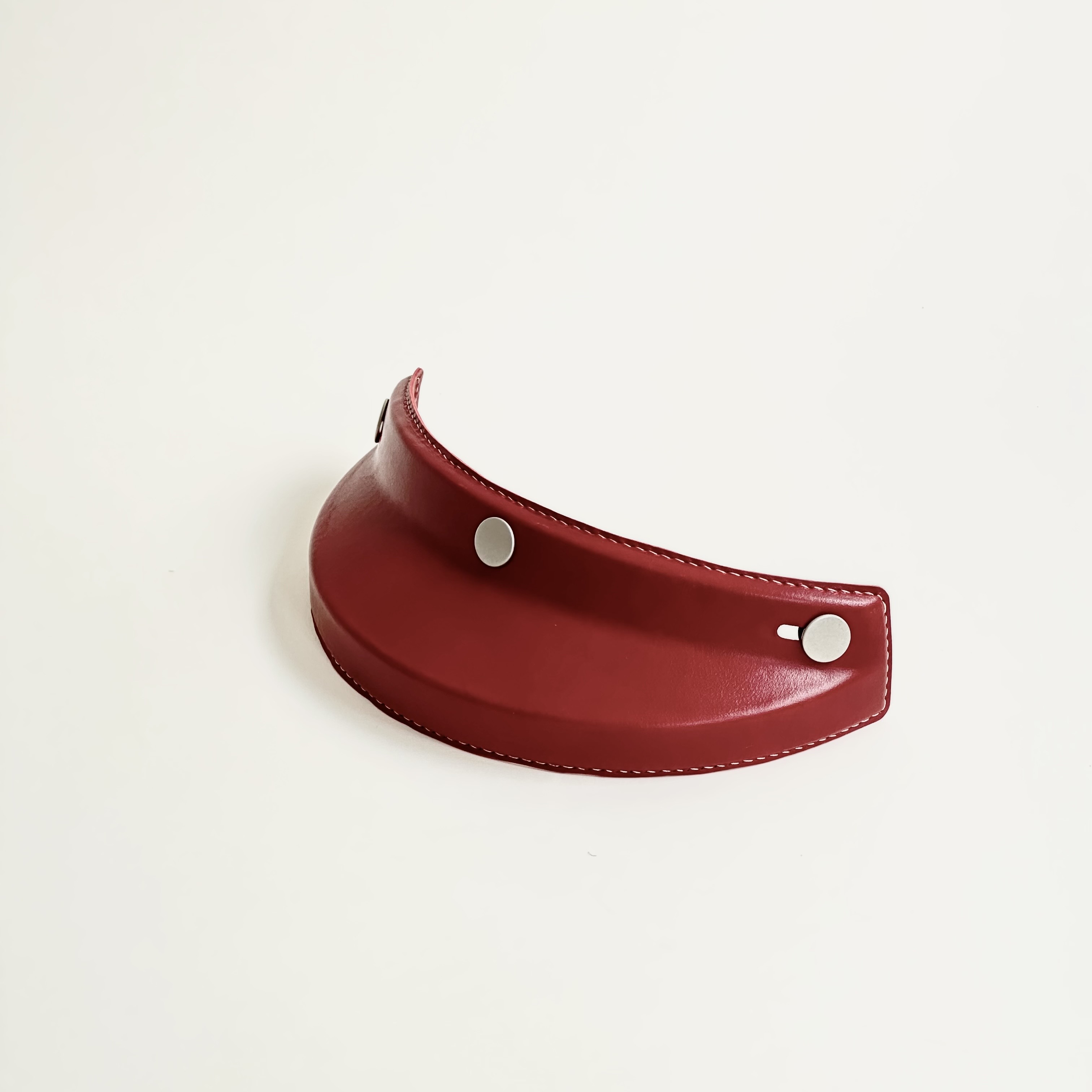 Standard  Leather Visor (Red)